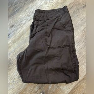 Faded Glory capris, size 14, brown